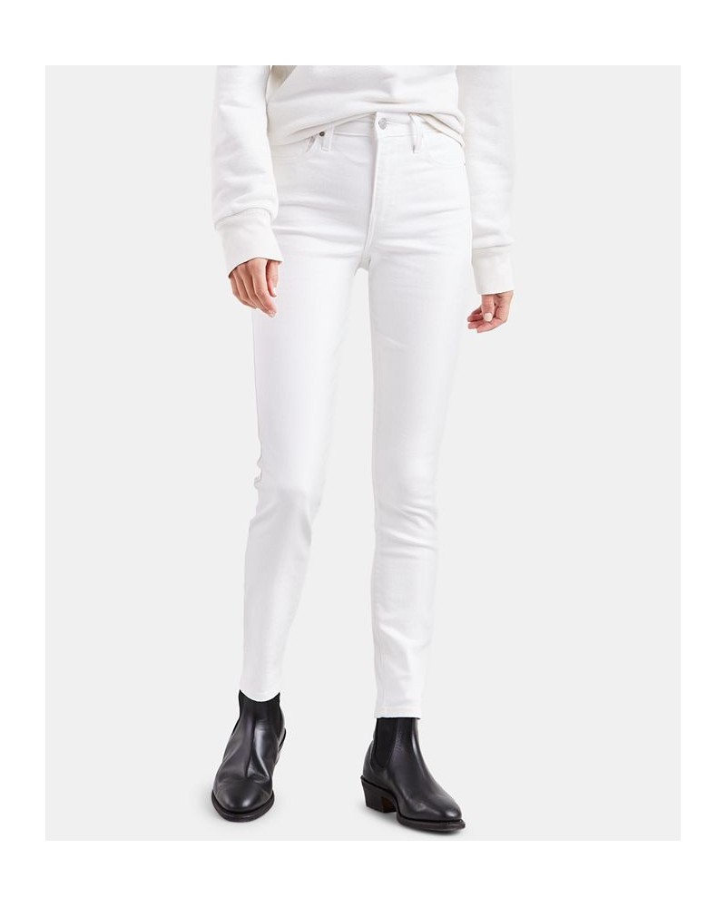 Women's 721 High-Rise Skinny Jeans Soft Clean White $33.60 Jeans