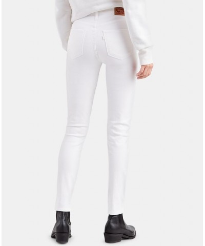 Women's 721 High-Rise Skinny Jeans Soft Clean White $33.60 Jeans