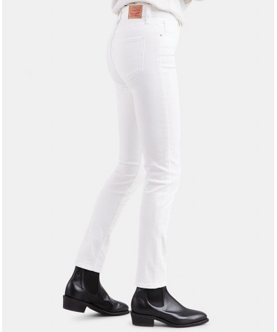 Women's 721 High-Rise Skinny Jeans Soft Clean White $33.60 Jeans