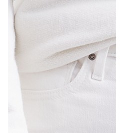 Women's 721 High-Rise Skinny Jeans Soft Clean White $33.60 Jeans