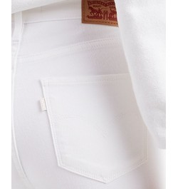 Women's 721 High-Rise Skinny Jeans Soft Clean White $33.60 Jeans