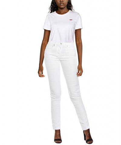 Women's 721 High-Rise Skinny Jeans Soft Clean White $33.60 Jeans