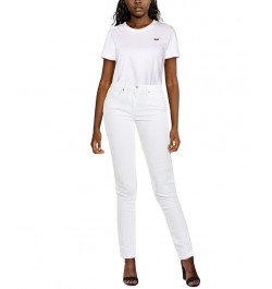 Women's 721 High-Rise Skinny Jeans Soft Clean White $33.60 Jeans