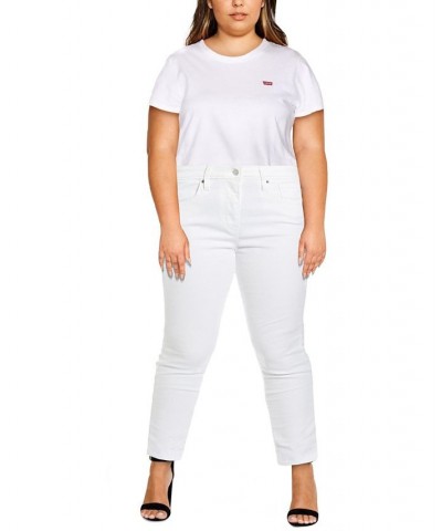 Women's 721 High-Rise Skinny Jeans Soft Clean White $33.60 Jeans