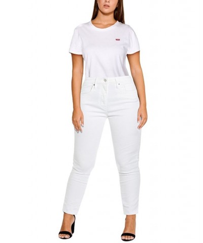 Women's 721 High-Rise Skinny Jeans Soft Clean White $33.60 Jeans