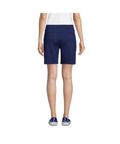 Women's Petite Active Pocket Shorts Blue $32.83 Shorts