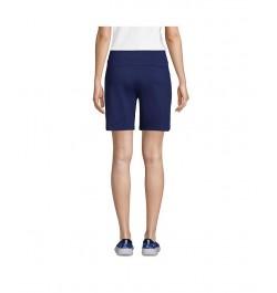 Women's Petite Active Pocket Shorts Blue $32.83 Shorts