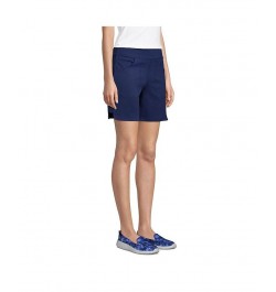 Women's Petite Active Pocket Shorts Blue $32.83 Shorts