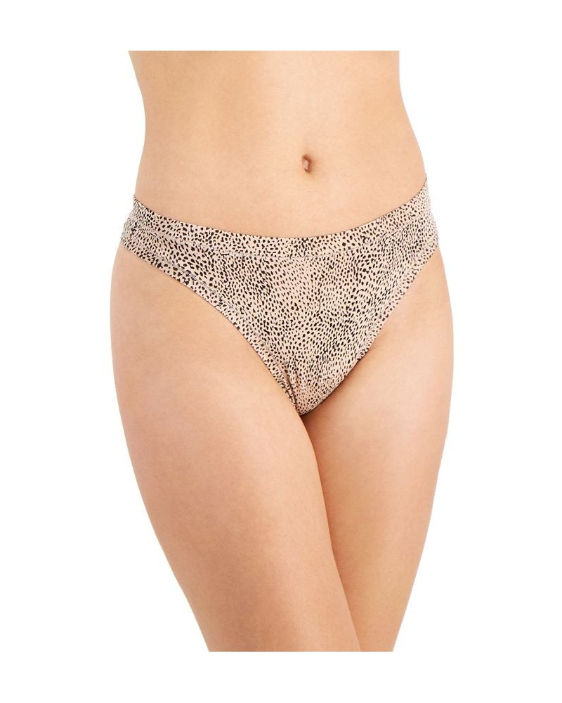 Ultra Soft Mix-and-Match Thong Underwear Cheetah $9.43 Panty