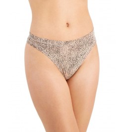 Ultra Soft Mix-and-Match Thong Underwear Cheetah $9.43 Panty