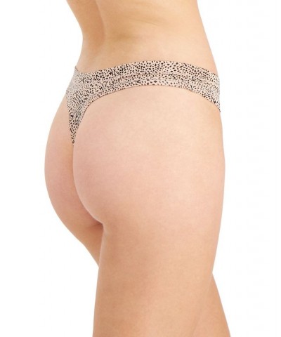 Ultra Soft Mix-and-Match Thong Underwear Cheetah $9.43 Panty