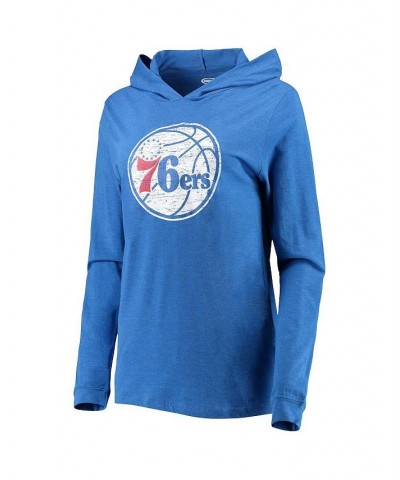 Women's Royal Philadelphia 76ers Hoodie and Pants Sleep Set Royal $38.25 Pajama