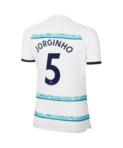 Women's Jorginho White Chelsea 2022/23 Away Breathe Stadium Replica Player Jersey White $56.00 Jersey