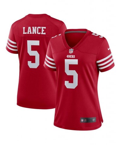 Women's Trey Lance Scarlet San Francisco 49ers Team Player Game Jersey Scarlet $56.00 Jersey