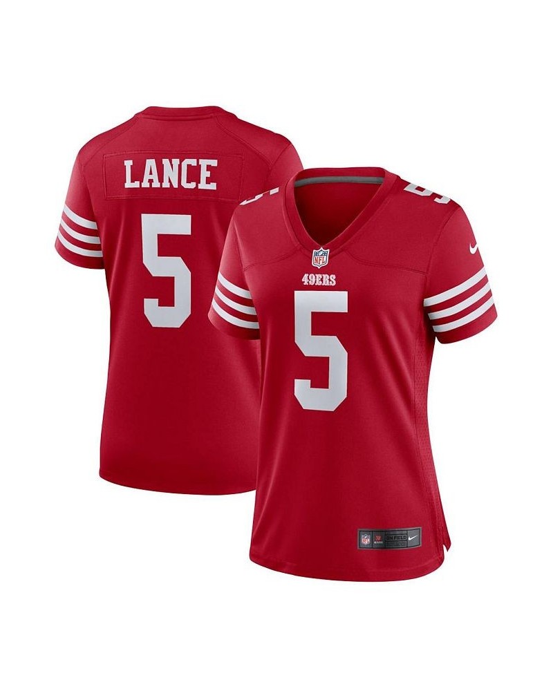 Women's Trey Lance Scarlet San Francisco 49ers Team Player Game Jersey Scarlet $56.00 Jersey