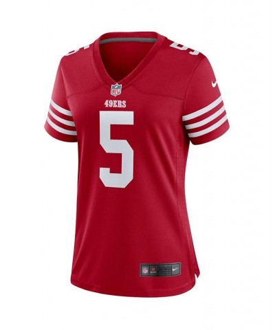 Women's Trey Lance Scarlet San Francisco 49ers Team Player Game Jersey Scarlet $56.00 Jersey