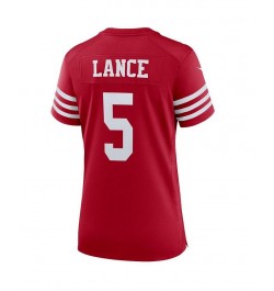 Women's Trey Lance Scarlet San Francisco 49ers Team Player Game Jersey Scarlet $56.00 Jersey