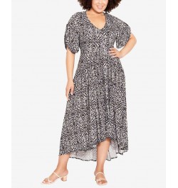 Plus Size Gal Print Dress Mandalay $30.17 Dresses