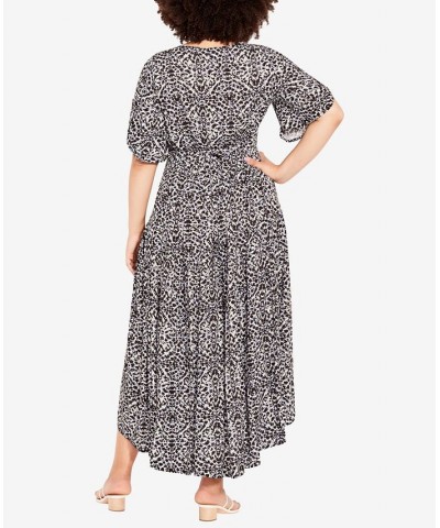 Plus Size Gal Print Dress Mandalay $30.17 Dresses