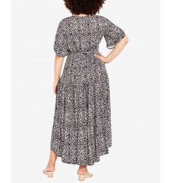 Plus Size Gal Print Dress Mandalay $30.17 Dresses