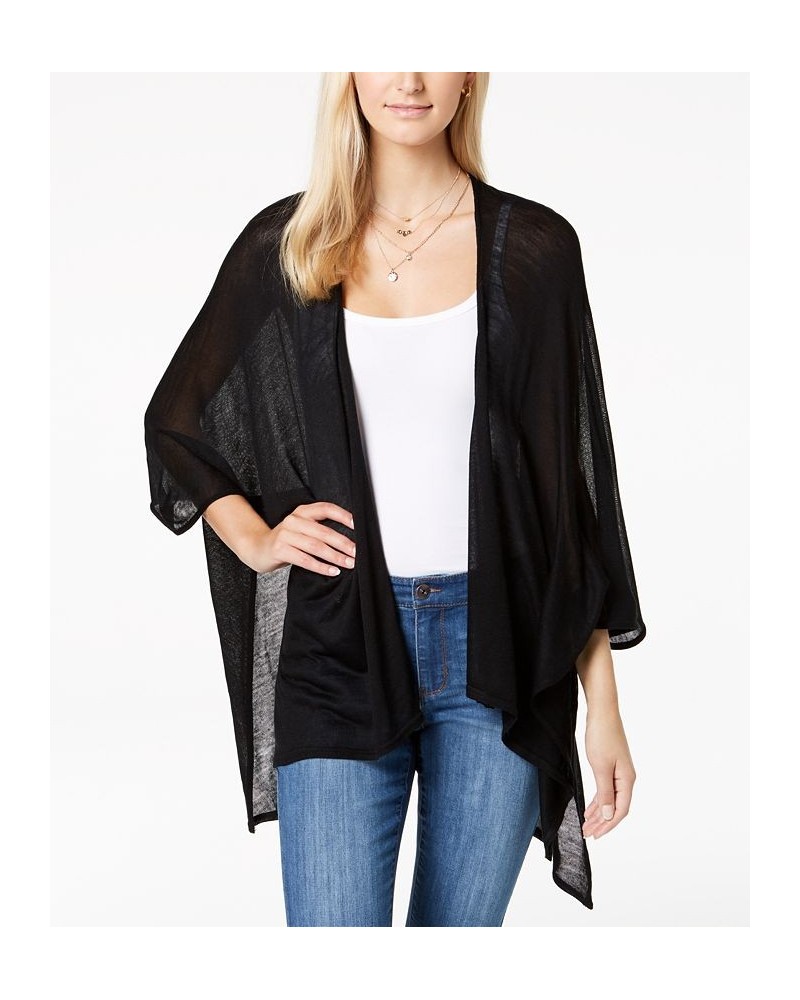 Knit Kimono Black $16.17 Tops