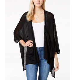 Knit Kimono Black $16.17 Tops