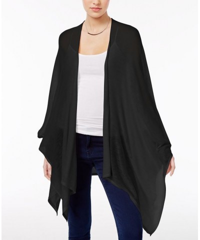 Knit Kimono Black $16.17 Tops