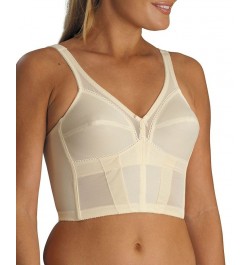 Women's Wireless Longline Corset Bra Tan/Beige $25.76 Bras