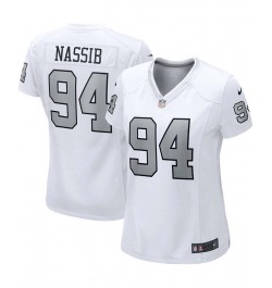 Women's Carl Nassib White Las Vegas Raiders Alternate Game Jersey White $42.90 Jersey