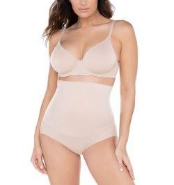 Women's Comfy Curves Hi Waist Brief Shapewear 2515 Tan/Beige $27.14 Shapewear