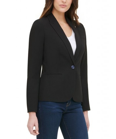 Women’s One-Button Blazer Black $59.60 Jackets