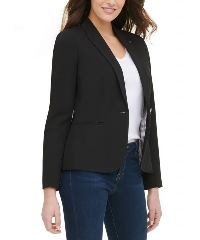 Women’s One-Button Blazer Black $59.60 Jackets