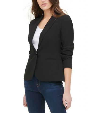 Women’s One-Button Blazer Black $59.60 Jackets