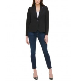 Women’s One-Button Blazer Black $59.60 Jackets