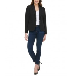 Women’s One-Button Blazer Black $59.60 Jackets