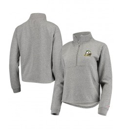 Women's Heathered Gray Oregon Ducks Victory Springs Half-Zip Sweatshirt Heathered Gray $39.95 Sweatshirts