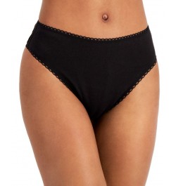 Everyday Cotton High-Cut Brief Underwear Classic Black $7.29 Panty