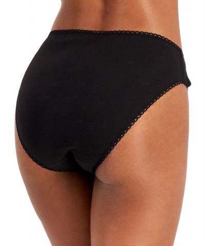 Everyday Cotton High-Cut Brief Underwear Classic Black $7.29 Panty