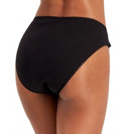 Everyday Cotton High-Cut Brief Underwear Classic Black $7.29 Panty