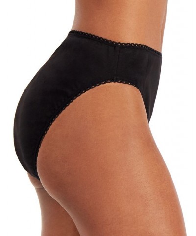 Everyday Cotton High-Cut Brief Underwear Classic Black $7.29 Panty