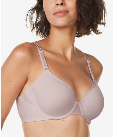 Warners No Side Effects Underarm and Back-Smoothing Underwire Lightly Lined T-Shirt Bra RA3081A Blush $13.44 Bras
