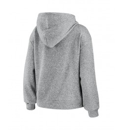 Women's Heathered Gray Baltimore Ravens Full-Zip Hoodie Heathered Gray $42.50 Sweatshirts