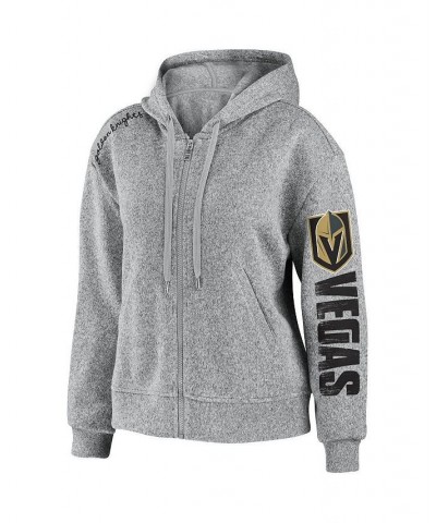 Women's Heathered Gray Baltimore Ravens Full-Zip Hoodie Heathered Gray $42.50 Sweatshirts