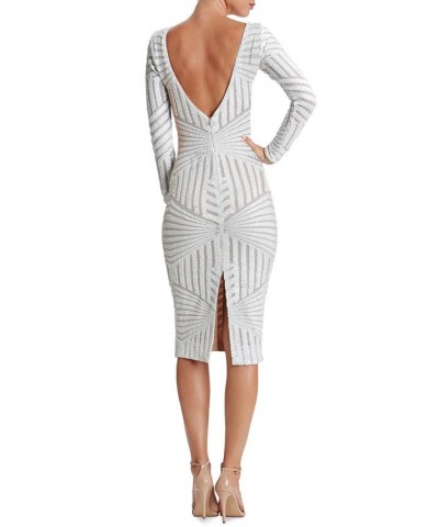 Emery Sequined Bodycon Dress White $118.35 Dresses
