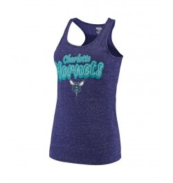 Women's Black Purple Charlotte Hornets Racerback Tank Top and Pants Sleep Set Black, Purple $30.10 Pajama