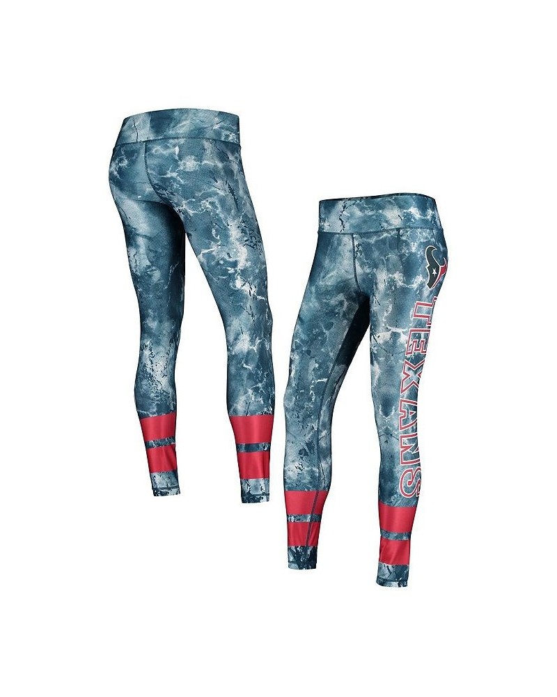 Women's Navy Red Houston Texans Dormer Knit Leggings Navy, Red $27.49 Pants