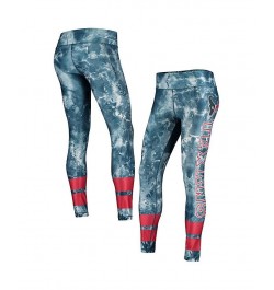 Women's Navy Red Houston Texans Dormer Knit Leggings Navy, Red $27.49 Pants