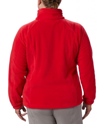 Women's Benton Springs Fleece Jacket XS-3X Red Lily $24.75 Jackets