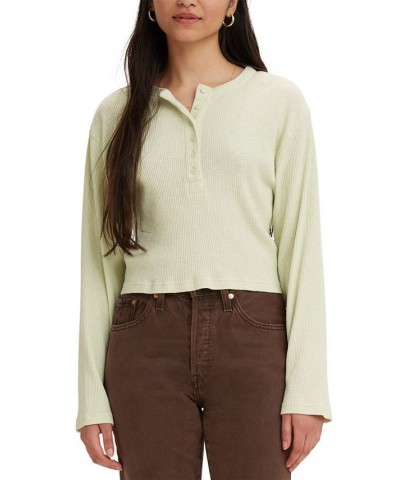 Women's Oversized Shirt Henley Top & Utility Pants Meadow Mist $28.70 Pants