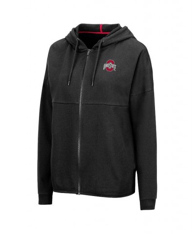 Women's Black Ohio State Buckeyes Two-Hit Full-Zip Hoodie Black $32.50 Sweatshirts